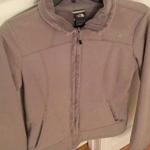 The North Face light grey lined coat.